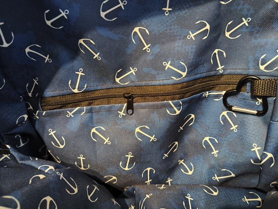 Rucksack wasserfester Canvas Maritim