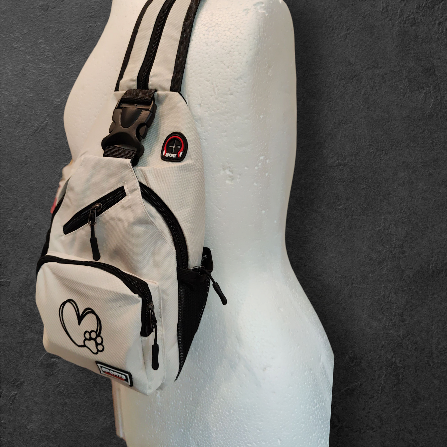 Mini Rucksack Herzchen Pfote