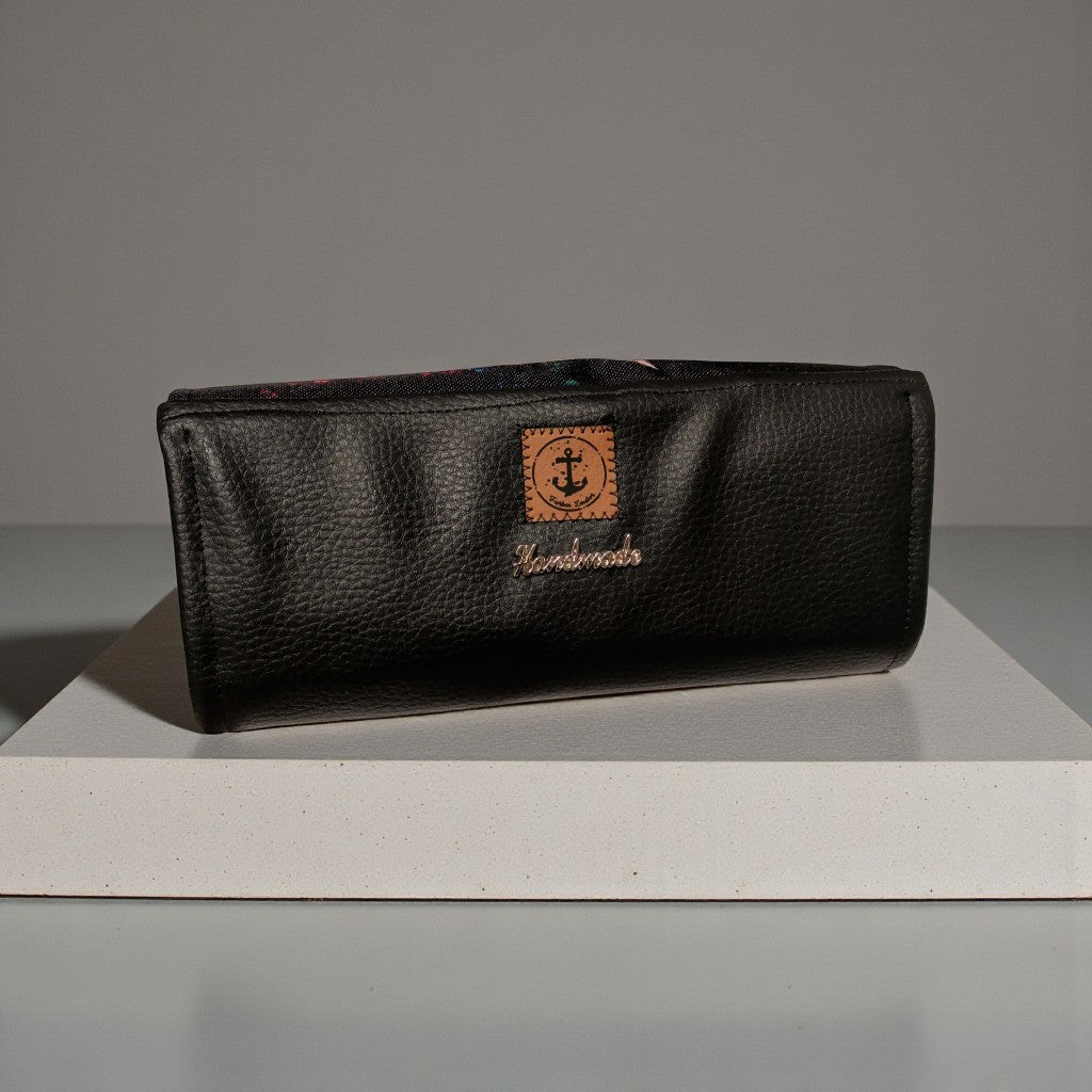 Große Geldbörse mit Möwe "Machs wie ich, scheiß drauf!"