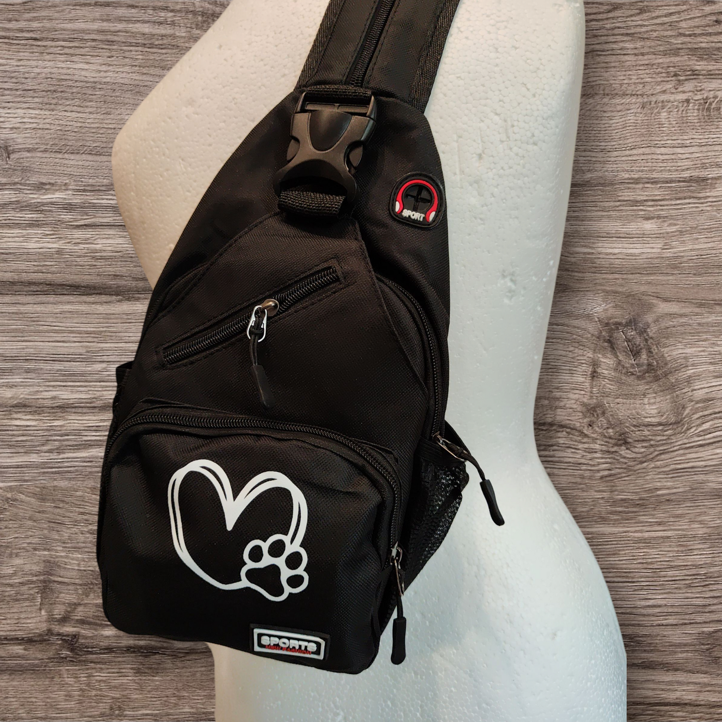 Mini Rucksack Herzchen Pfote