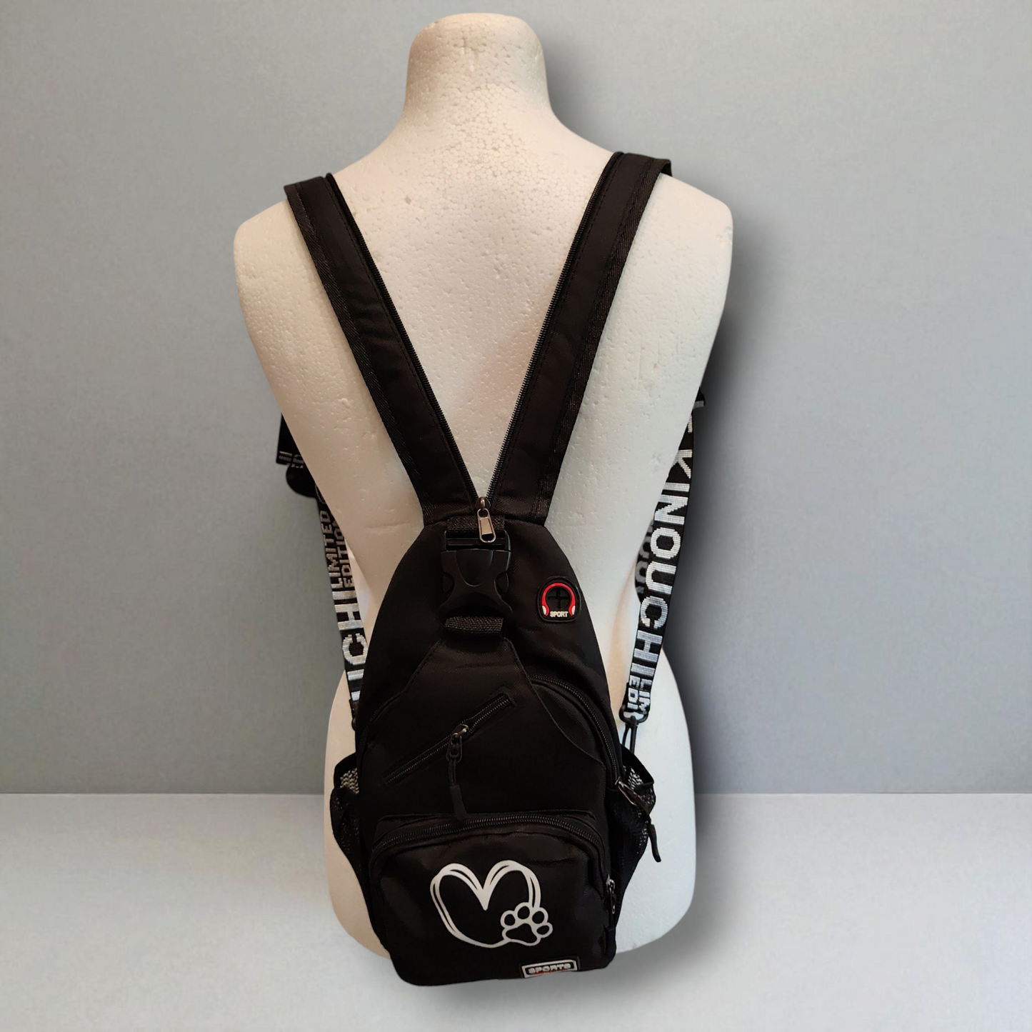 Mini Rucksack Herzchen Pfote