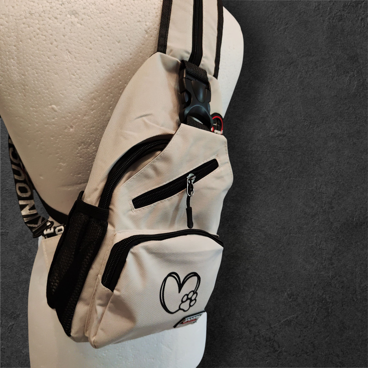 Mini Rucksack Herzchen Pfote