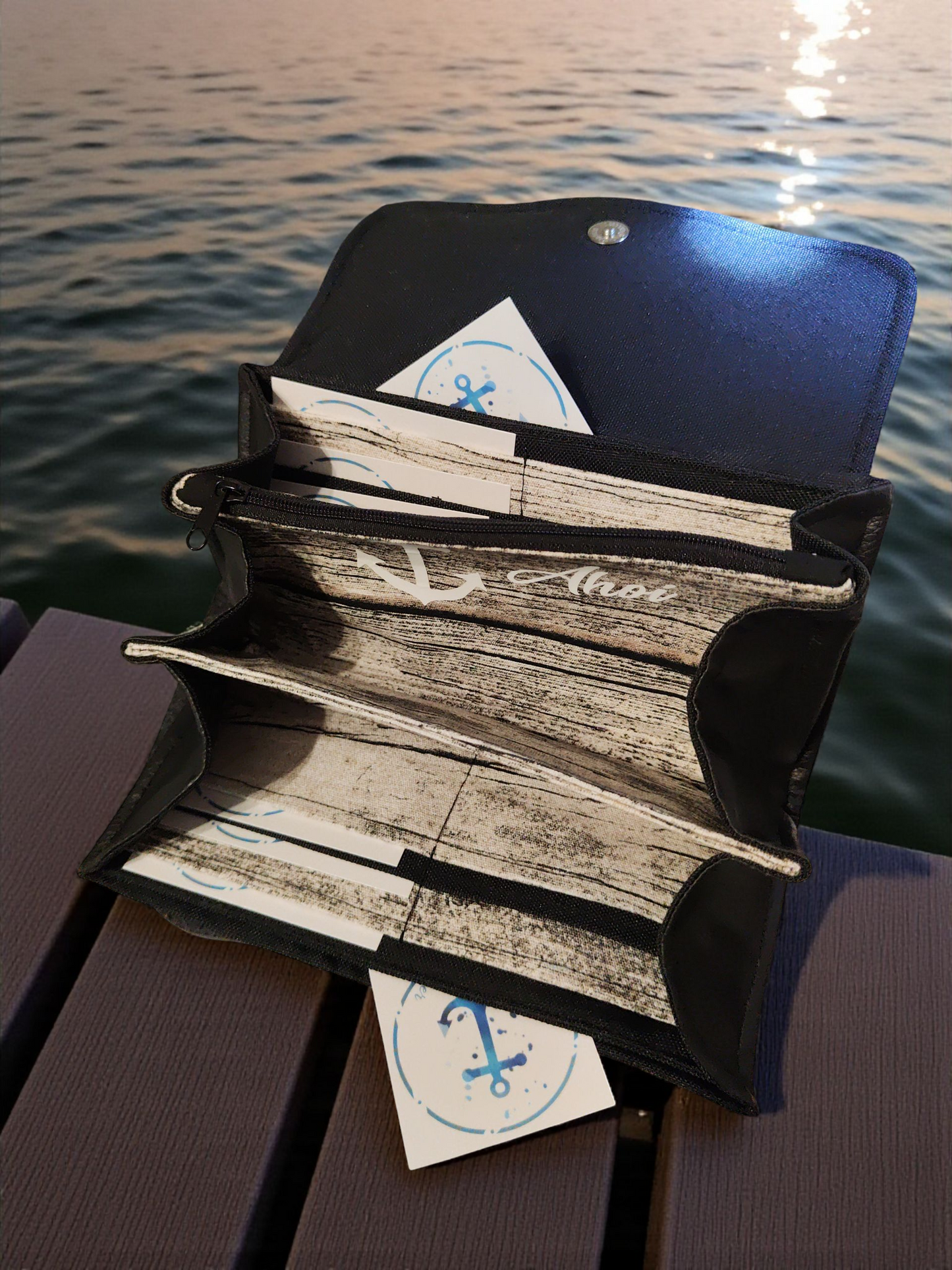 Maritime große Geldbörse