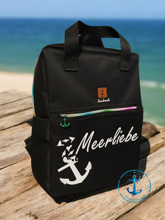 Rucksack wasserfester Canvas Maritim