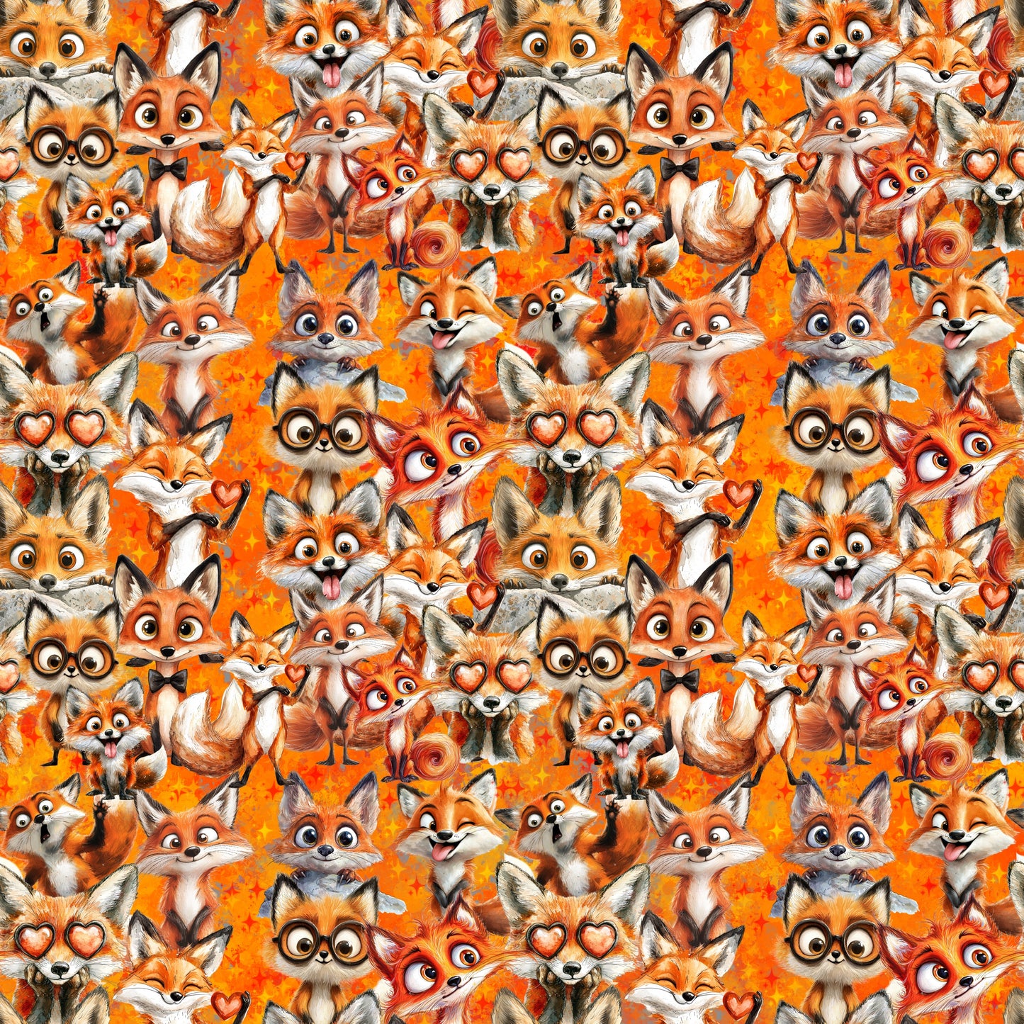Vorbestellung Füchse Wasserfester Canvas