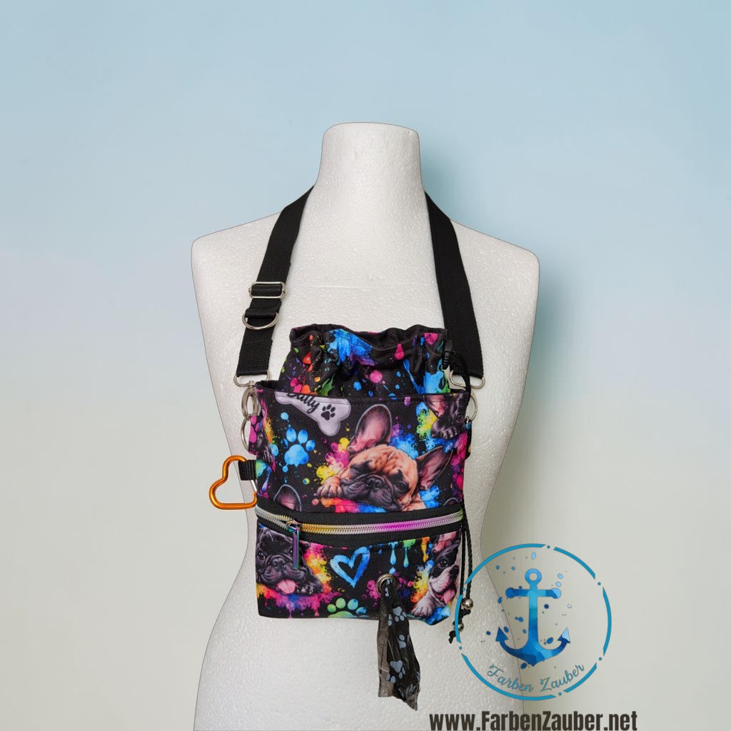 Gassigehtasche mit Bully