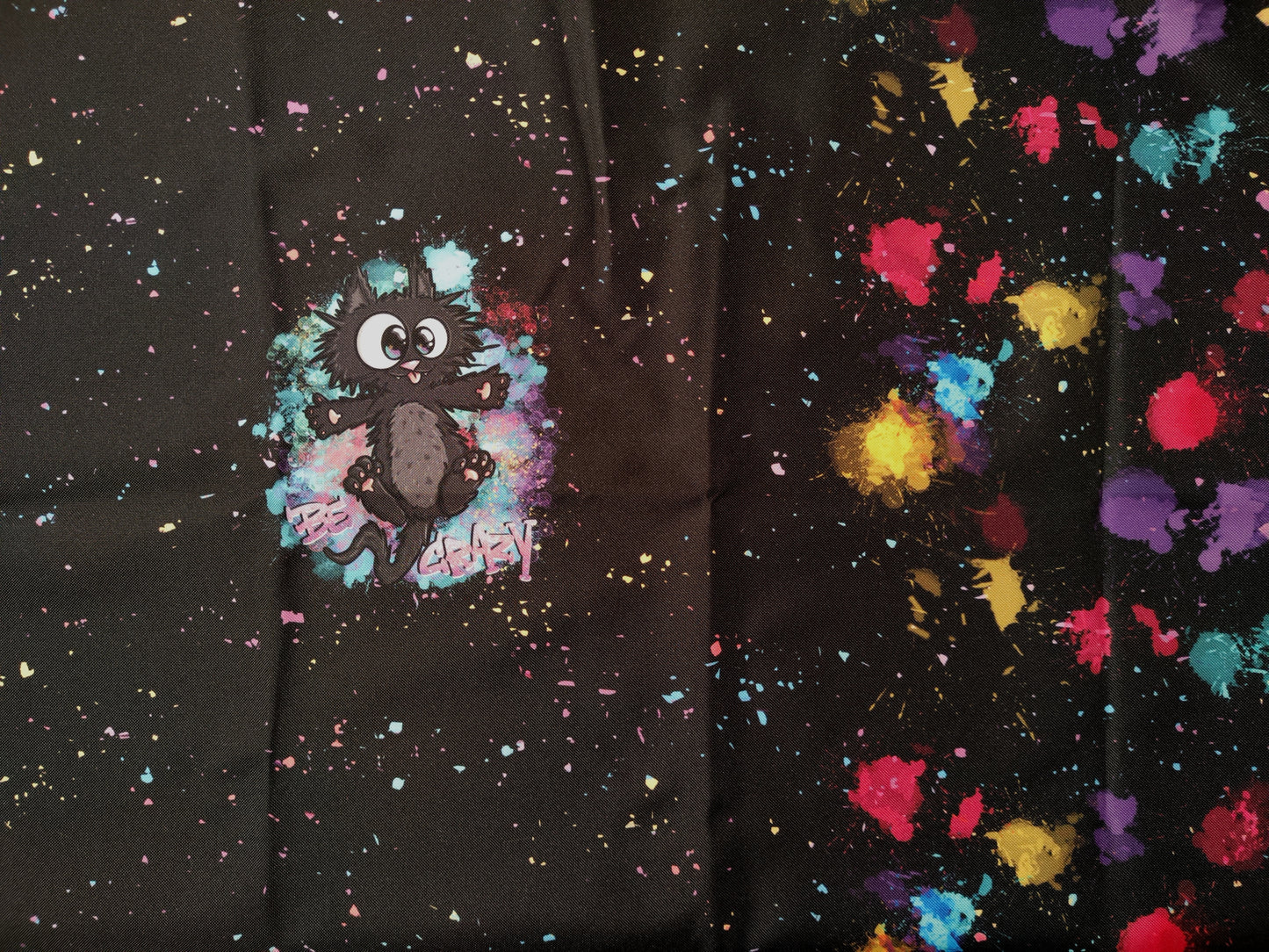 Vorbestellung Crazy Cat Wasserfester Canvas