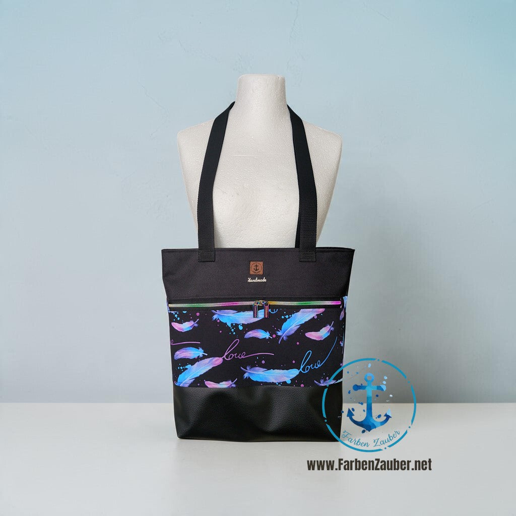 Shopper Farben Zauber - Federn