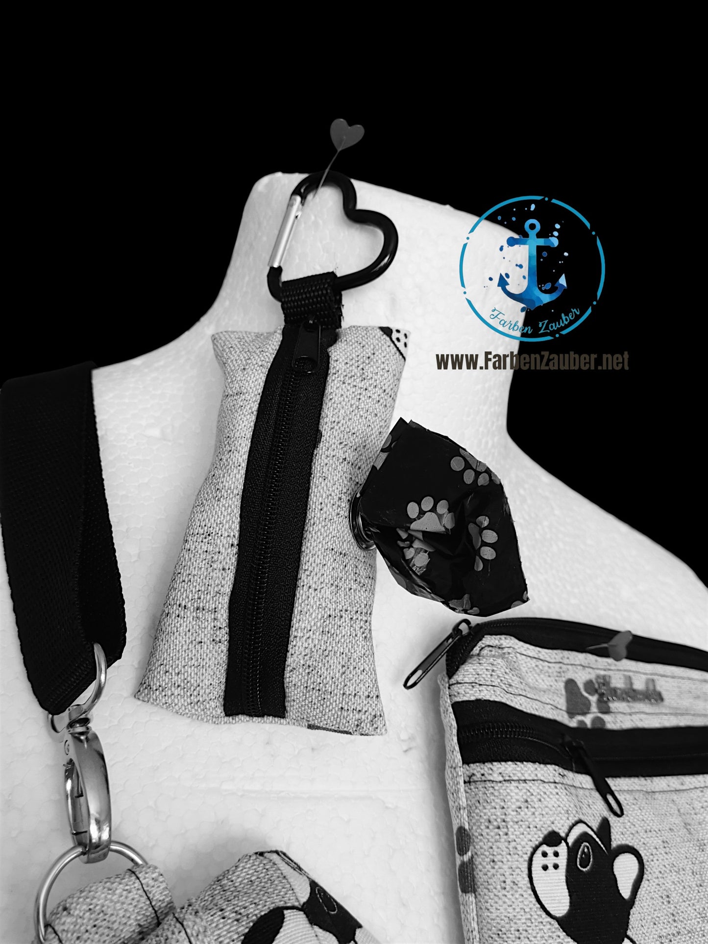 Bully Set Bauchtasche, Geldbörse, Kotbeuteltäschchen