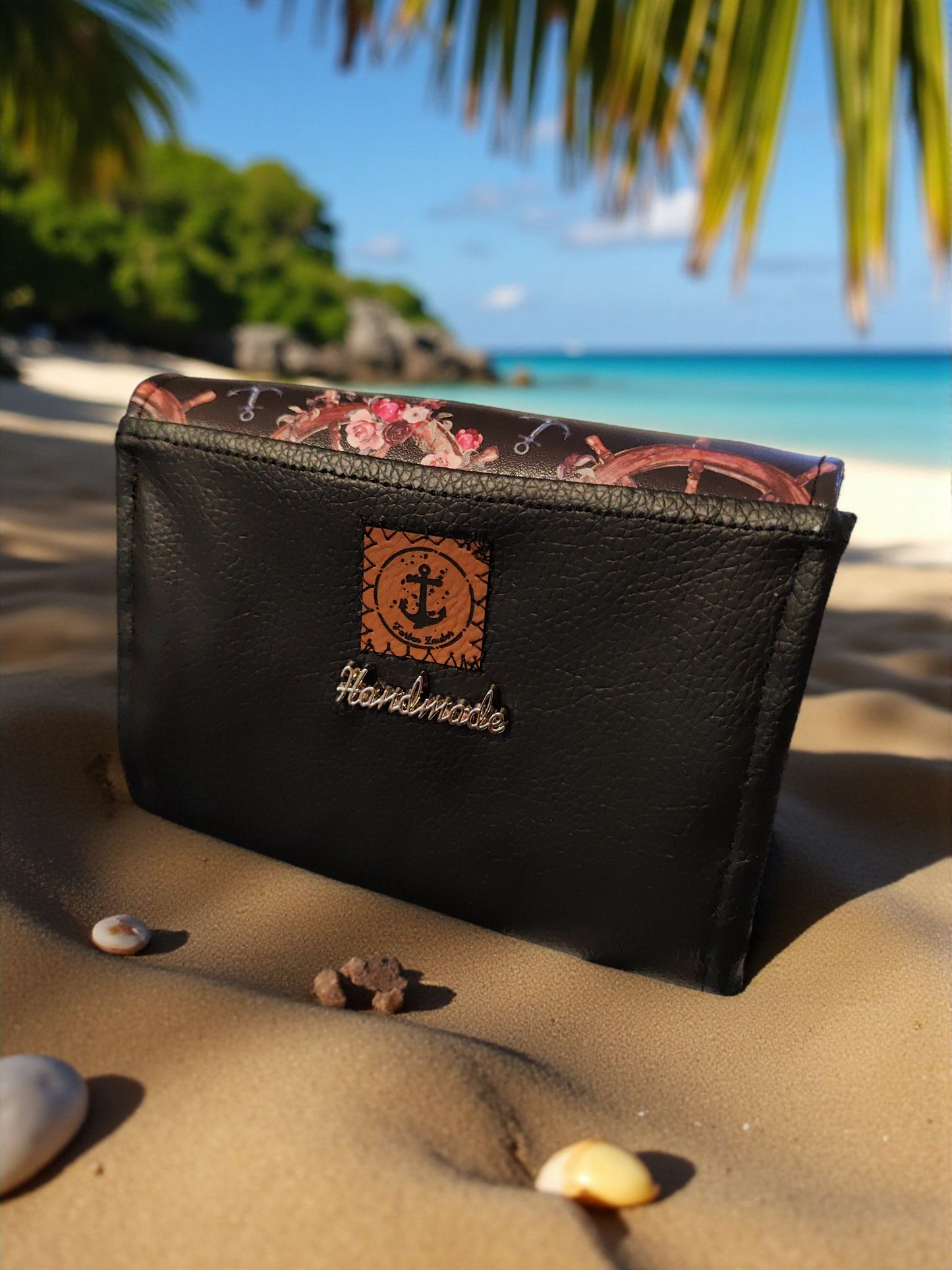 Maritime kleine Geldbörse