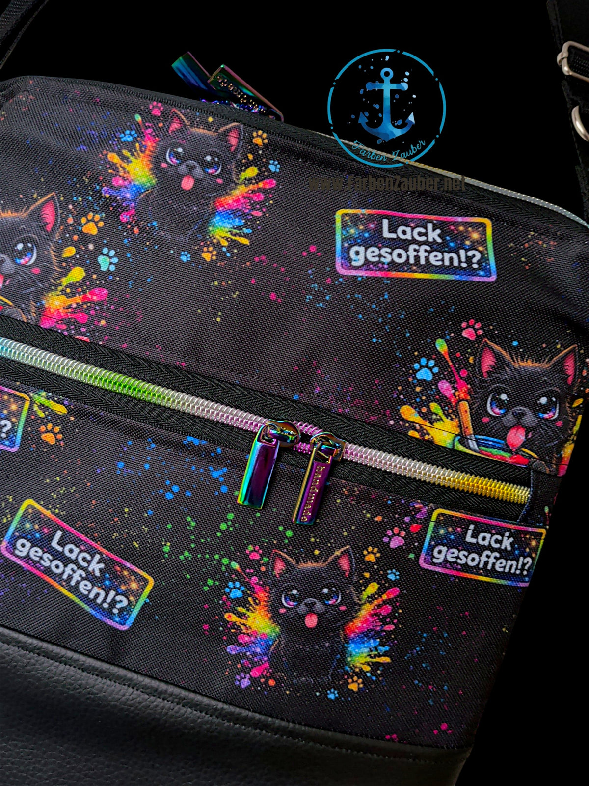 Tasche Farben Zauber "Lack gesoffen?!"