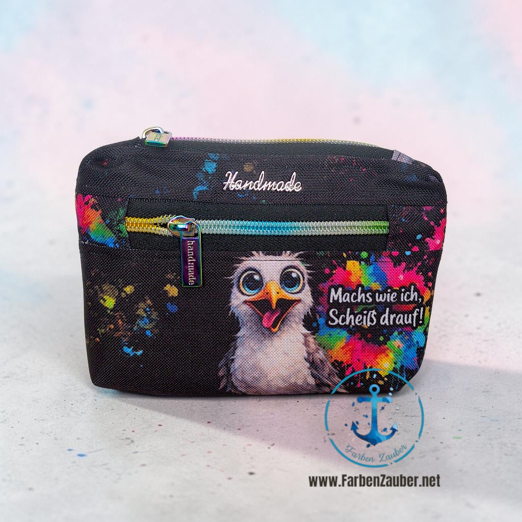 Mini Geldbörse "Machs wie ich, scheiß drauf!"
