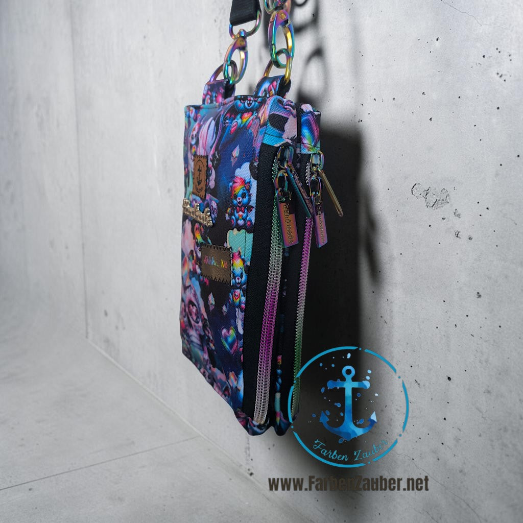 Farben Zauber Handy- Geldbörse- Tasche