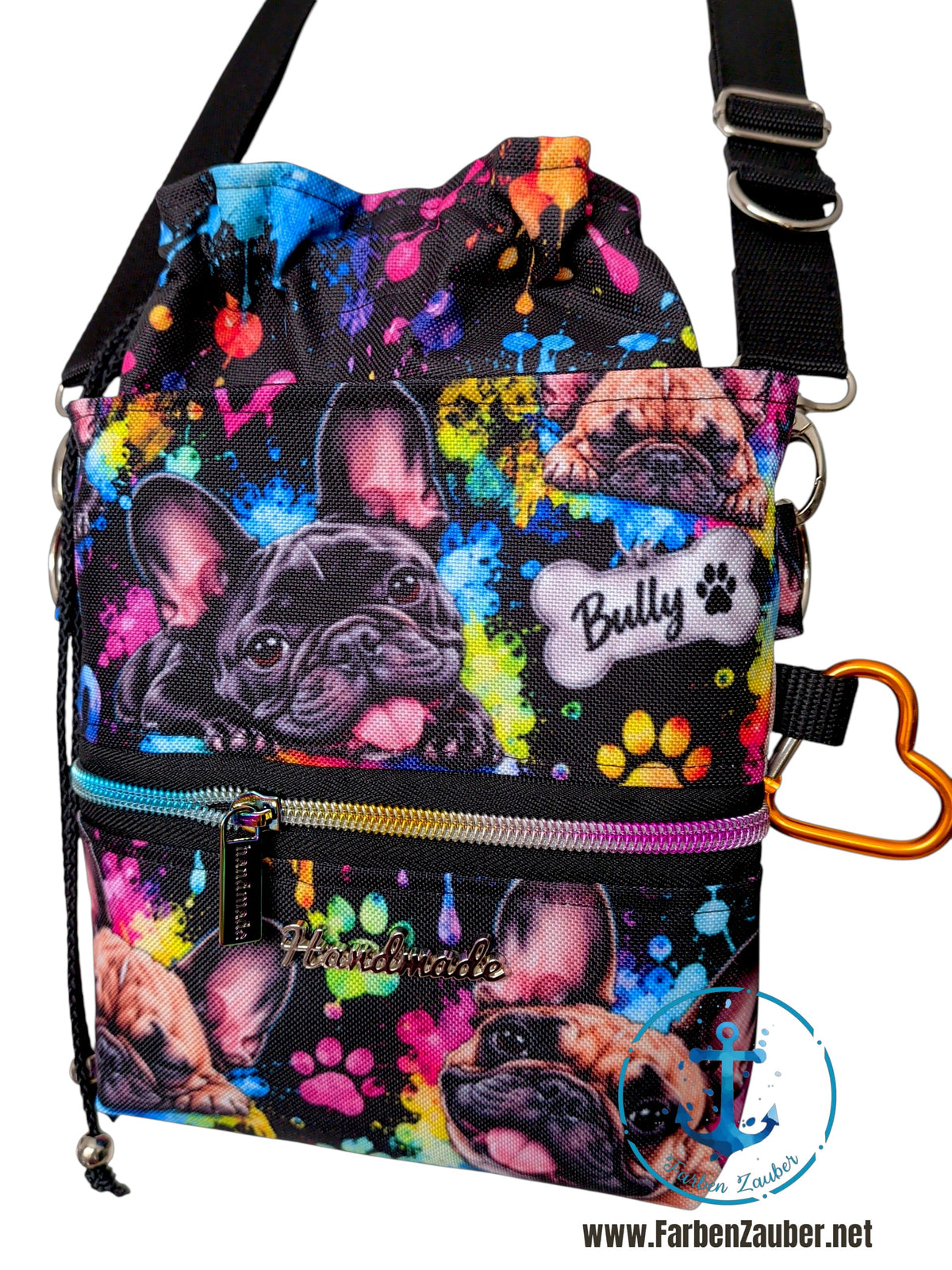 Gassigehtasche mit Bully