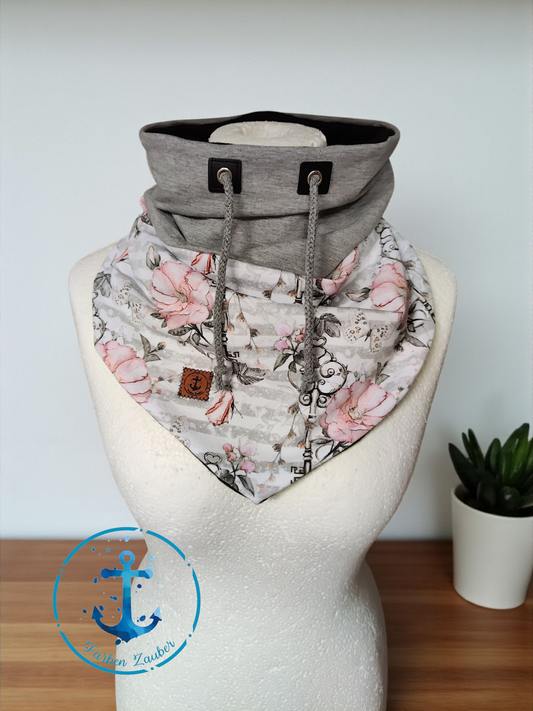 Schlupfloop mit Schlüssel/ Rosen