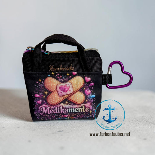 Mini Täschchen mit Karabinerhaken