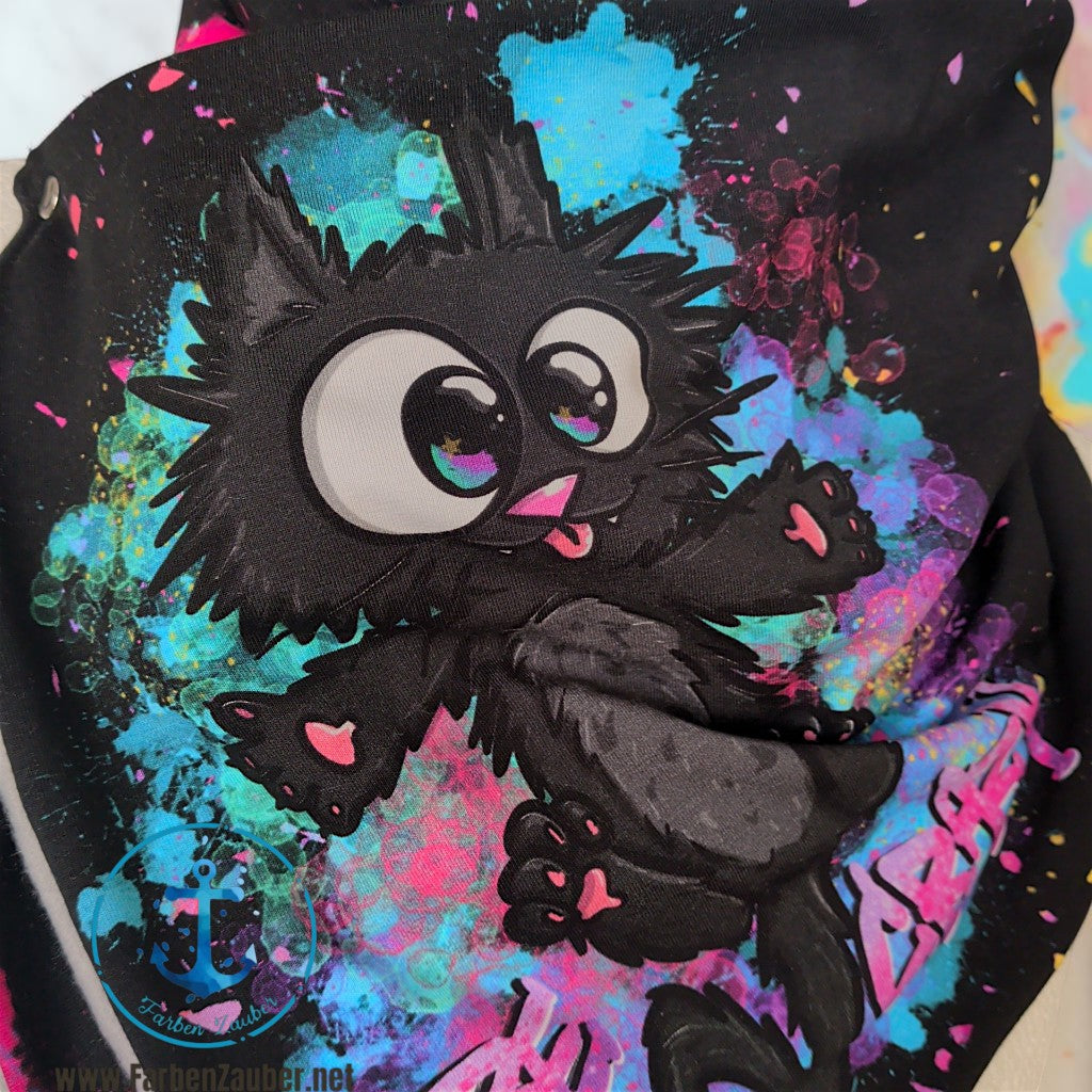 Crazy Cat Druckknopfschal