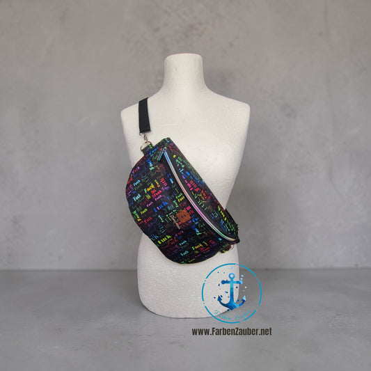 Große Bauchtasche "F*ck"