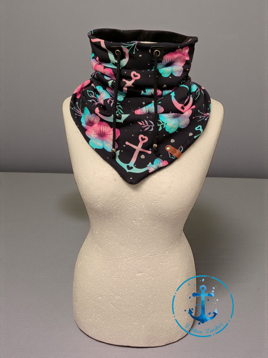 Schlupfloop Schal Maritim Anker