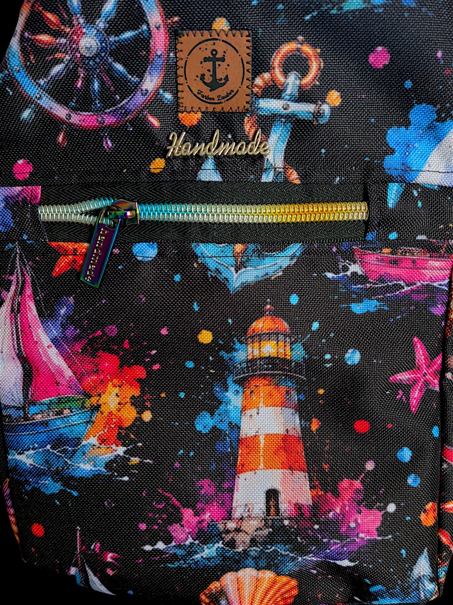 Umhängetasche FarbenZauber Aquarell Maritim