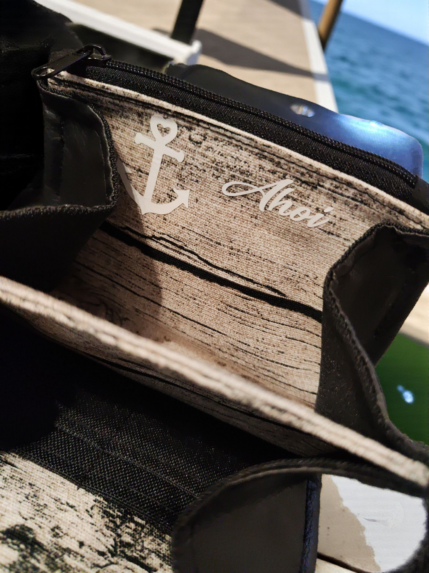 Maritime kleine Geldbörse