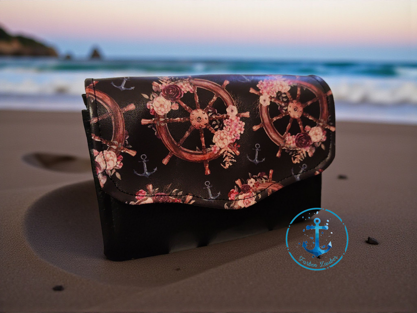 Maritime kleine Geldbörse