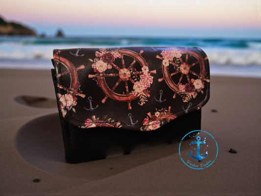 Maritime kleine Geldbörse