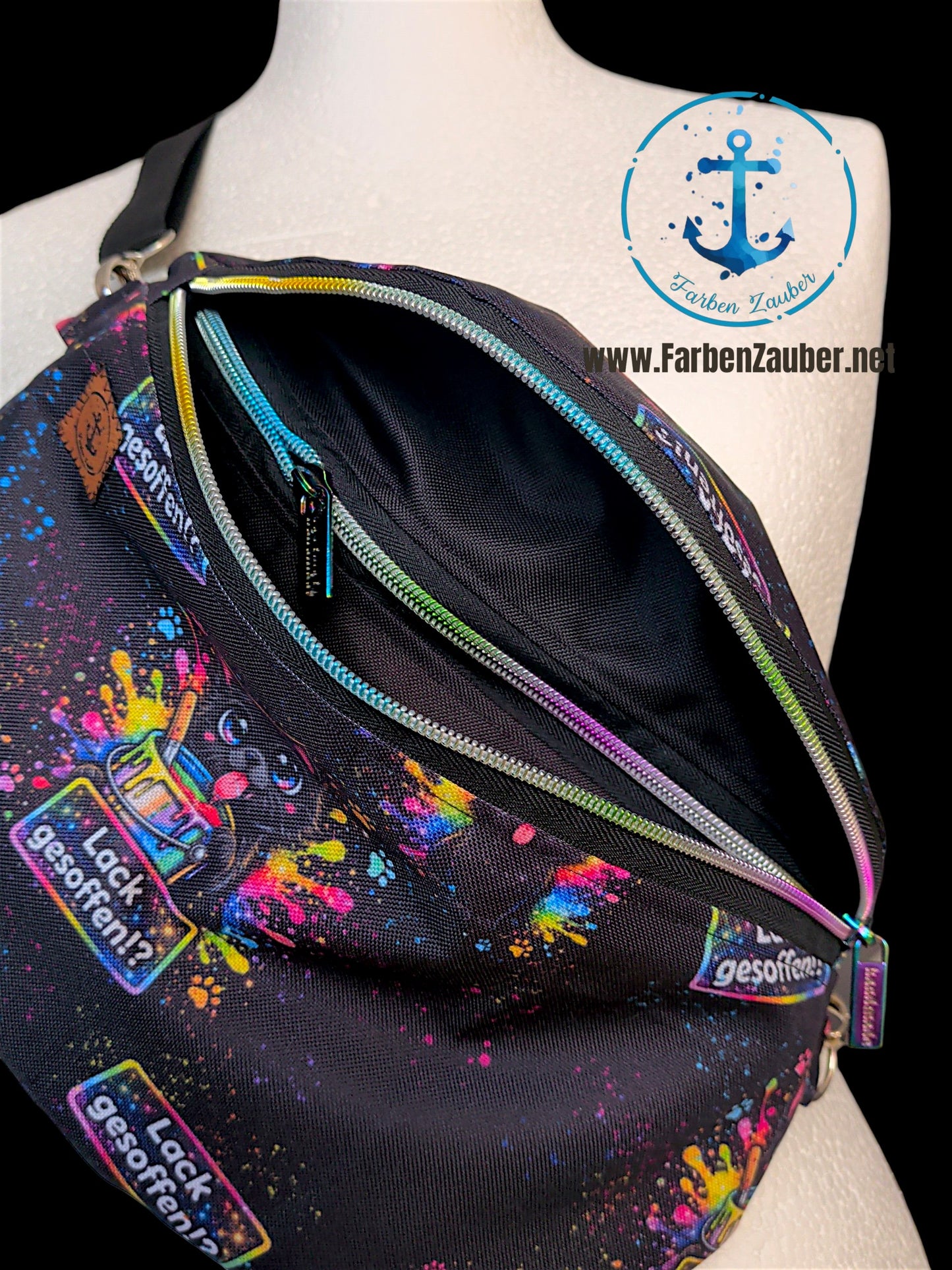 Große Bauchtasche "Lack gesoffen!?"