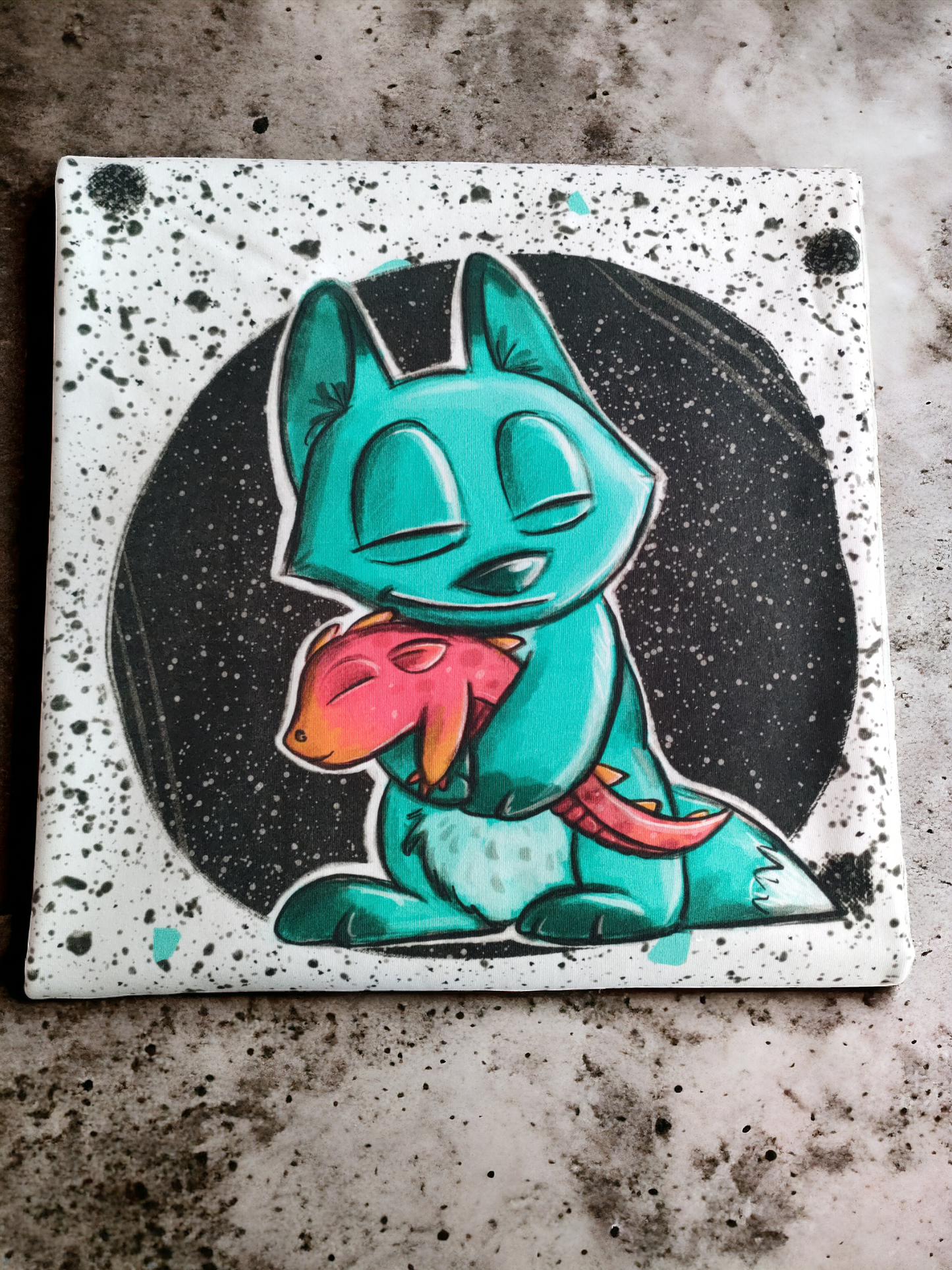 Kleiner Fuchs und Drache von Tintenrebell